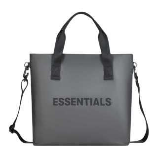 Fear Of God Essentials Pu Handbag Regular Unisex Gray