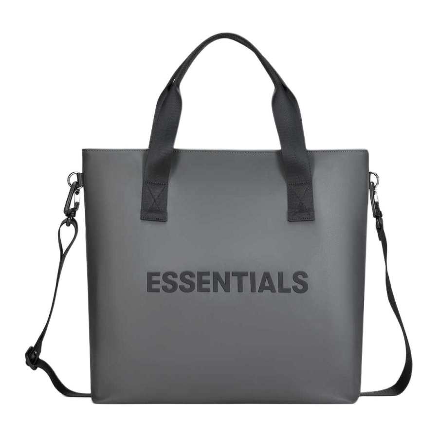 Fear Of God Essentials Pu Handbag Regular Unisex Gray