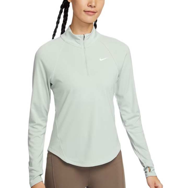 Nike Nike T Shirts Women's Green Stand Collar Moderate