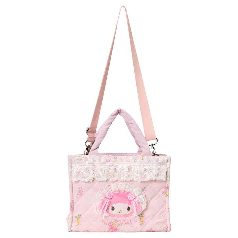 Sanrio Nylon One Shoulder Handbag Women's Pink