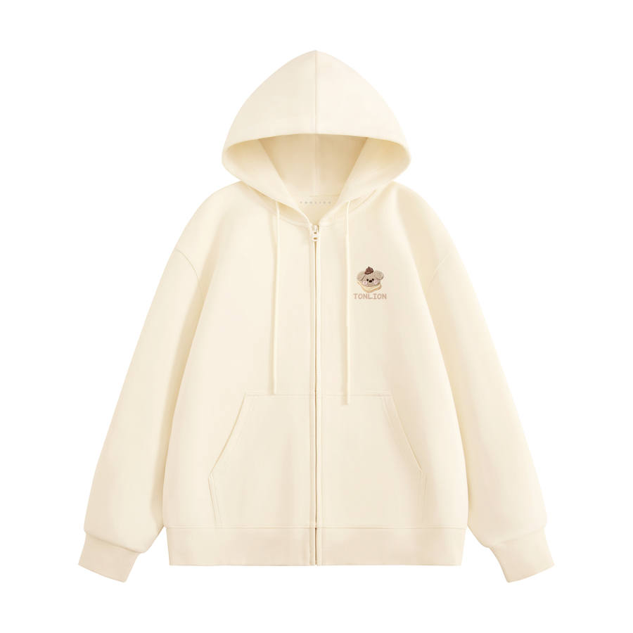 Tonlion Sweatshirts Women's Hooded Non Detachable Moderate