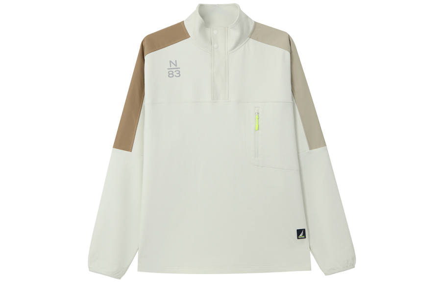 NAUTICA Sweatshirts Men's Stand Collar Moderate Regular