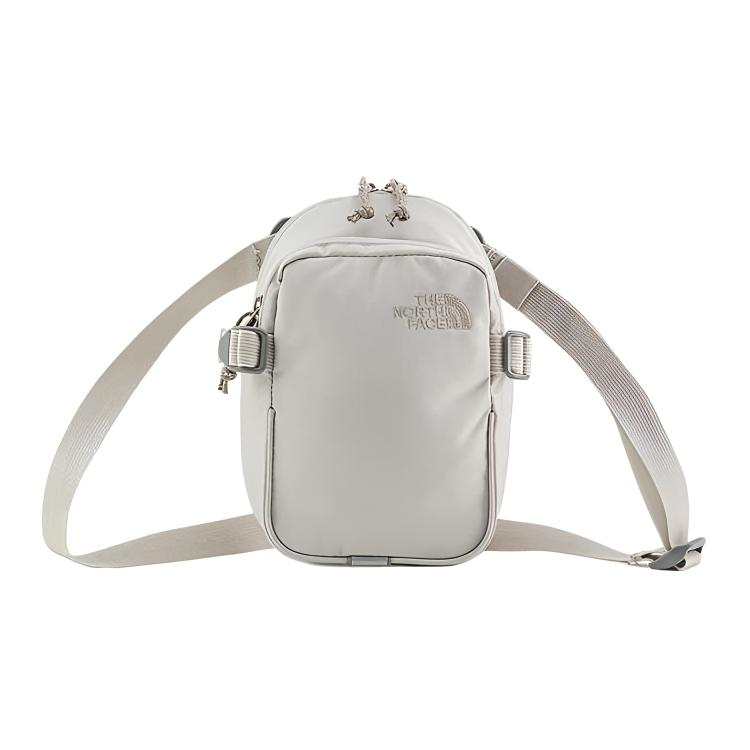 THE NORTH FACE 3L Outdoor Bags Polyester Pearl Gray Unisex