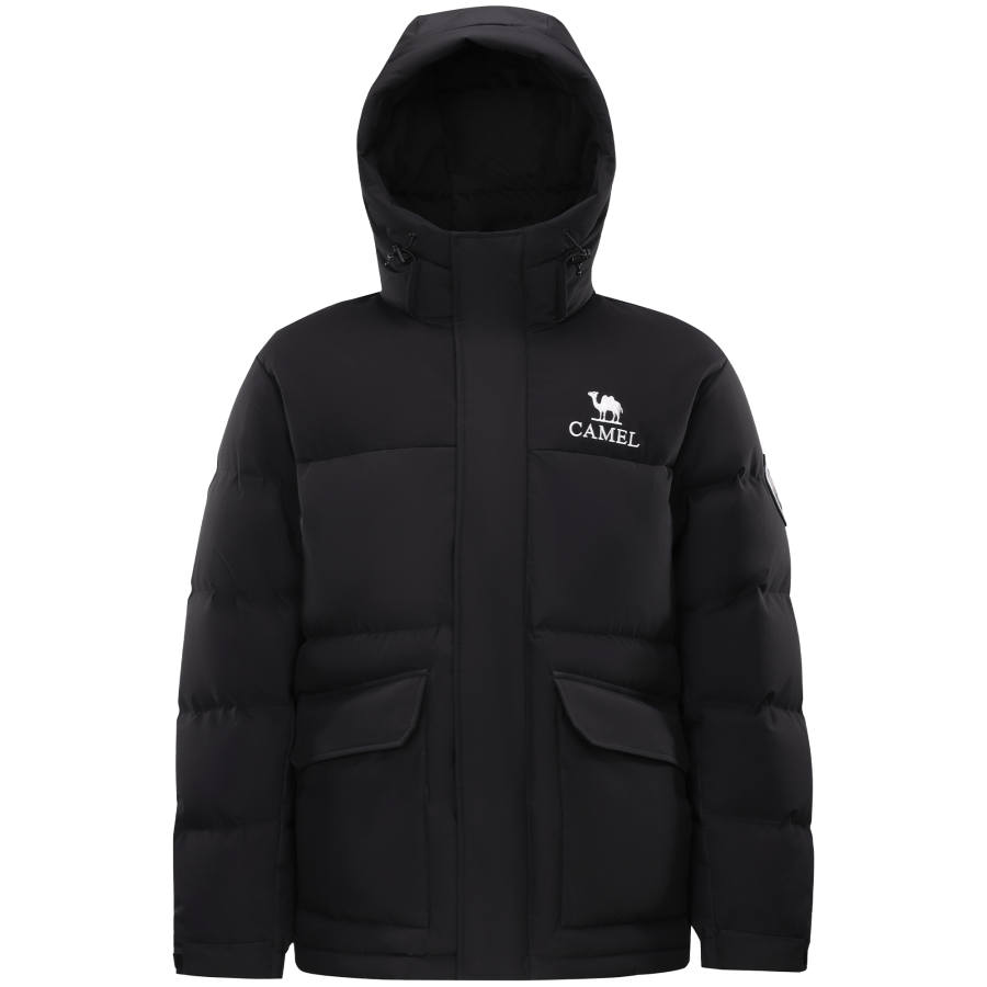 CAMEL CAMEL Down Jackets Unisex Hooded Moderate Workwear