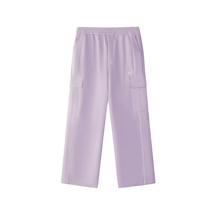 FILA KIDS Woven Pants Loose Fit Taro Purple Kids'