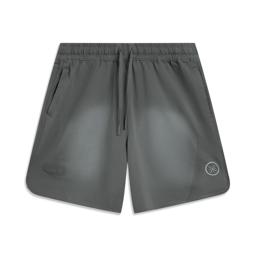 Li-Ning Li Ning Sports Shorts Men's Coal Smoke Gray Washed Moderate
