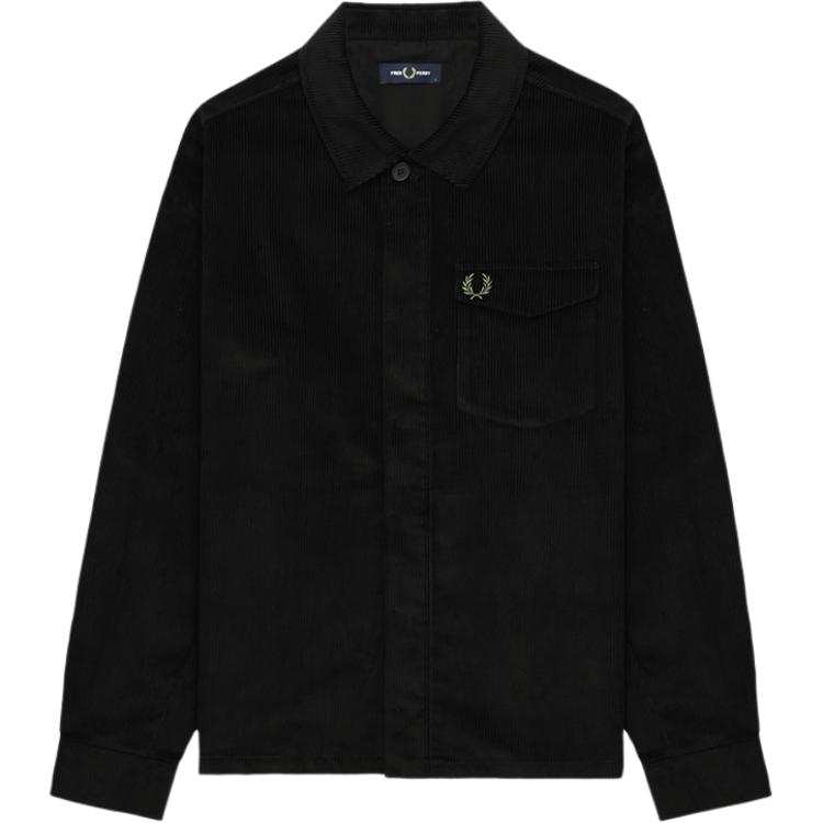 FRED PERRY Fred Perry chest-pocket corduroy shirt jacket