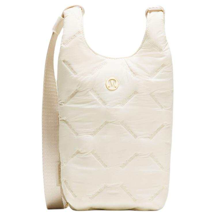 Lululemon Quilty Pleasures Portable And Versatile Shoulder Bag, Crossbody Bag Women's Light Ivory White