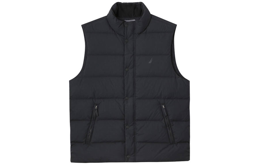 NAUTICA Down Vests Men's Stand Collar Moderate Other