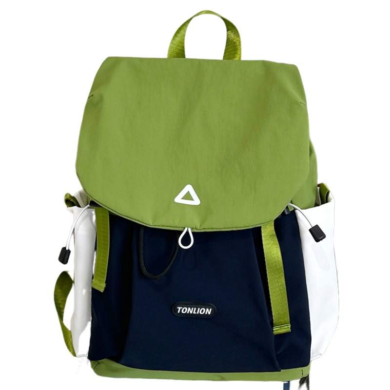 Tonlion Tonlion Nylon Fabric Backpack Regular Unisex Green