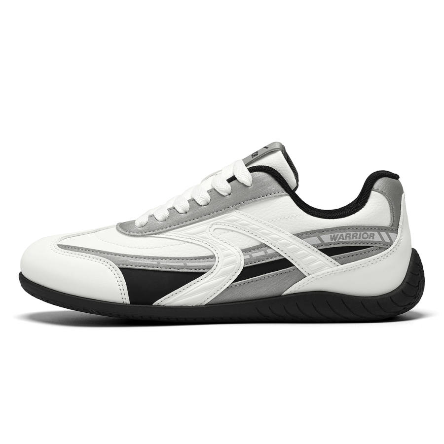 WARRIOR WARRIOR Casual Shoes Men's Low Top Beige/Black/White/Silver
