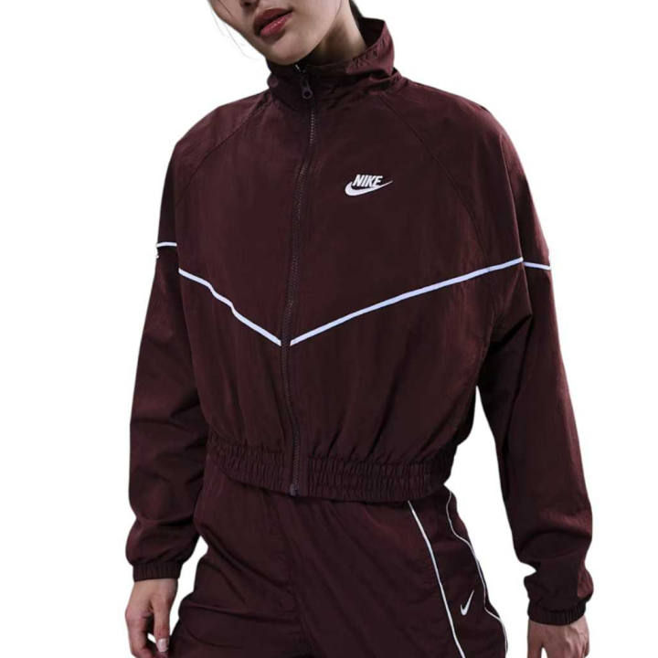 Nike Nike Sportswear Jacket Women's Burgundy Red/Sky Blue/Canvas