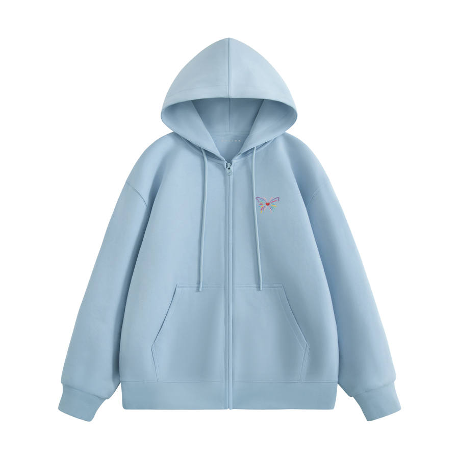 Tonlion Sweatshirts Women's Hooded Moderate Cardigan