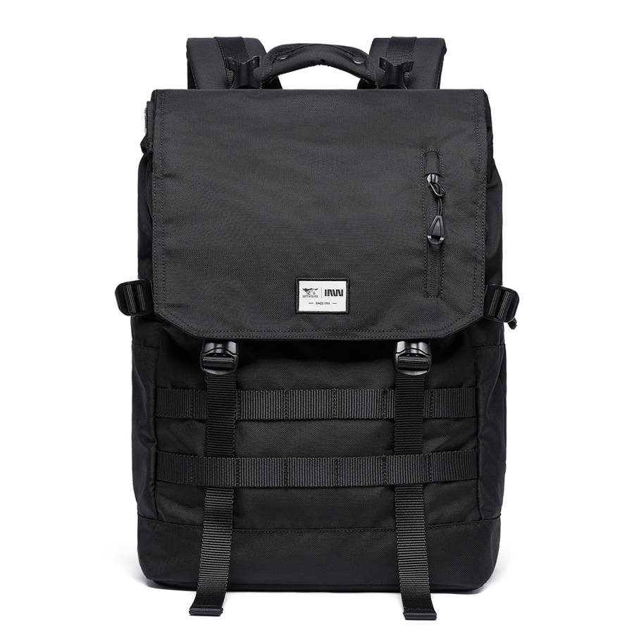 SEPTWOLVES SEPTWOLVES Fabric Backpack Regular Unisex Black