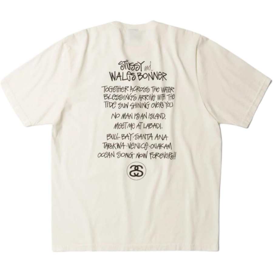 Stussy Wales Bonner FW25 OCEAN SONG TEE T Shirt Unisex