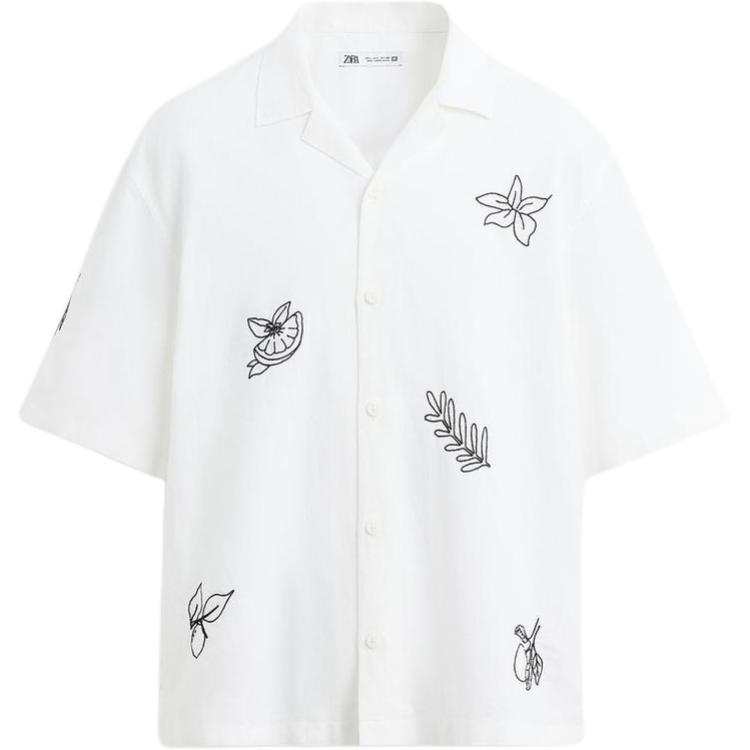 ZARA ZARA Shirts Men's White Moderate