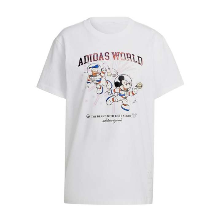 Adidas Adidas T Shirts Women's White Crew Neck Moderate Other