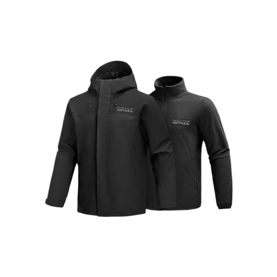 Skechers Wilderness Outdoor Collection Waterproof, Windproof, Breathable, And Thermal Windbreaker Jacket Men's