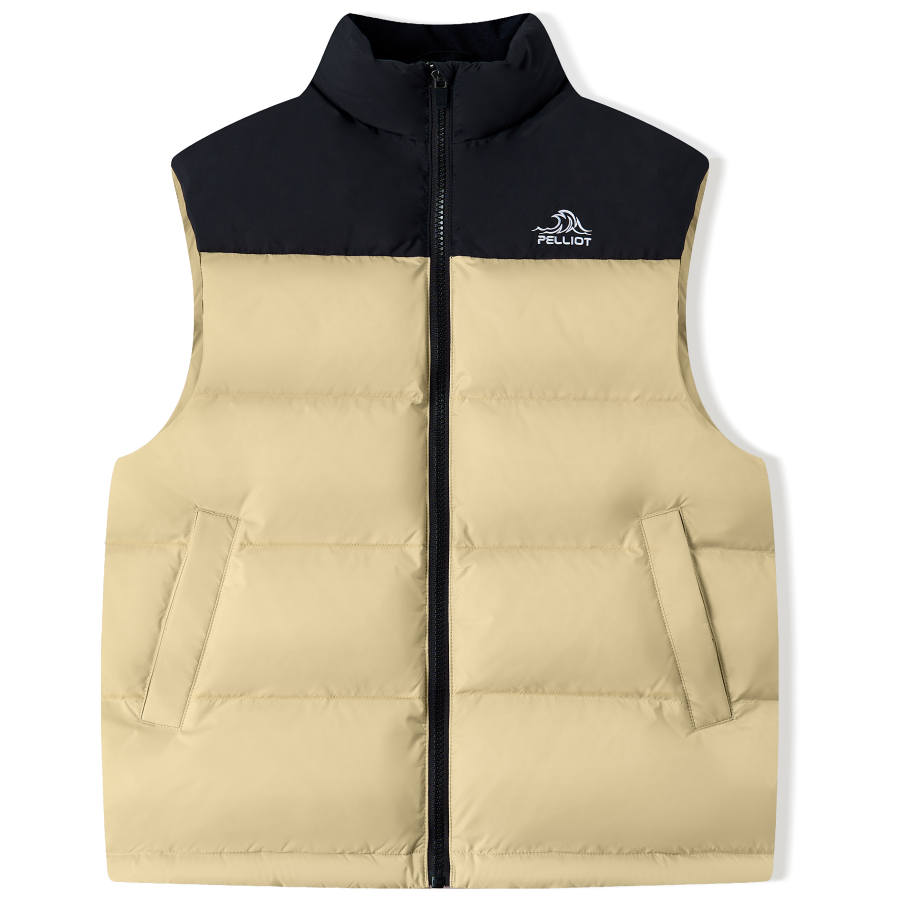 PELLIOT PELLIOT Kids Down Vests Stand Collar