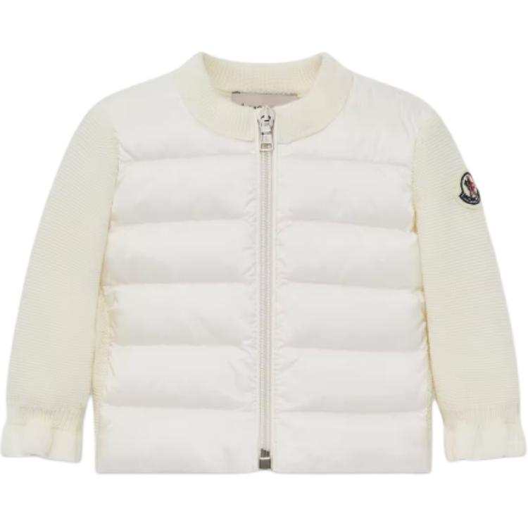 Moncler Moncler Down Jacket Infant And Toddler White