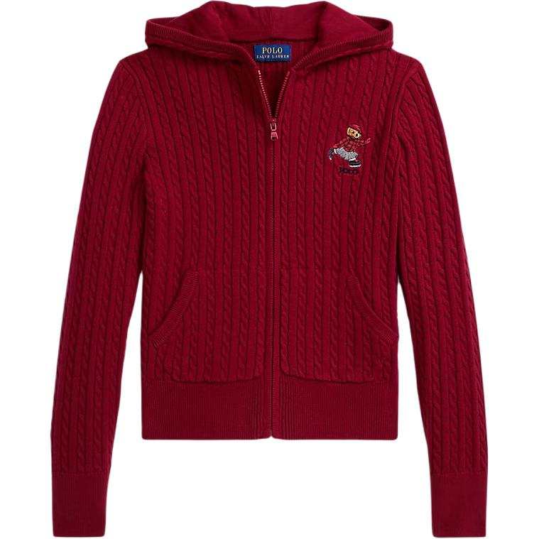 Polo Ralph Lauren Knitwear Polo Bear Standard Holiday Red Teenagers