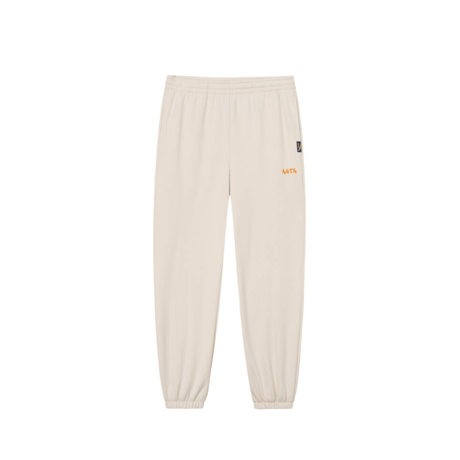 ANTA Knitted Sweatpants Unisex Snow Cherry White 2 Moderate Other