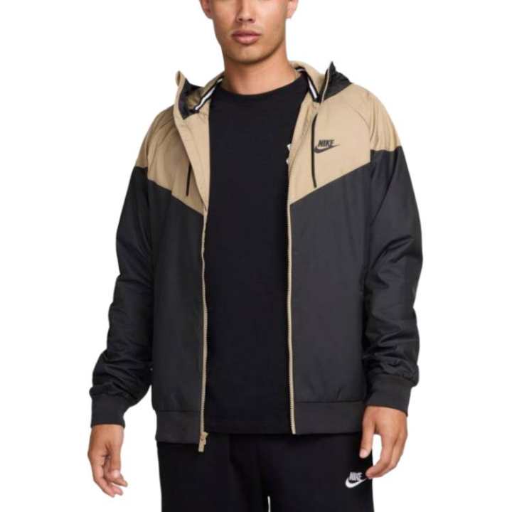 Nike Nike Trench Coats Men's Black/Khaki Hooded Moderate
