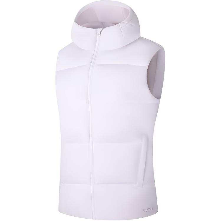 361° Down Vests Women's Light Blue Stand Collar Moderate Other