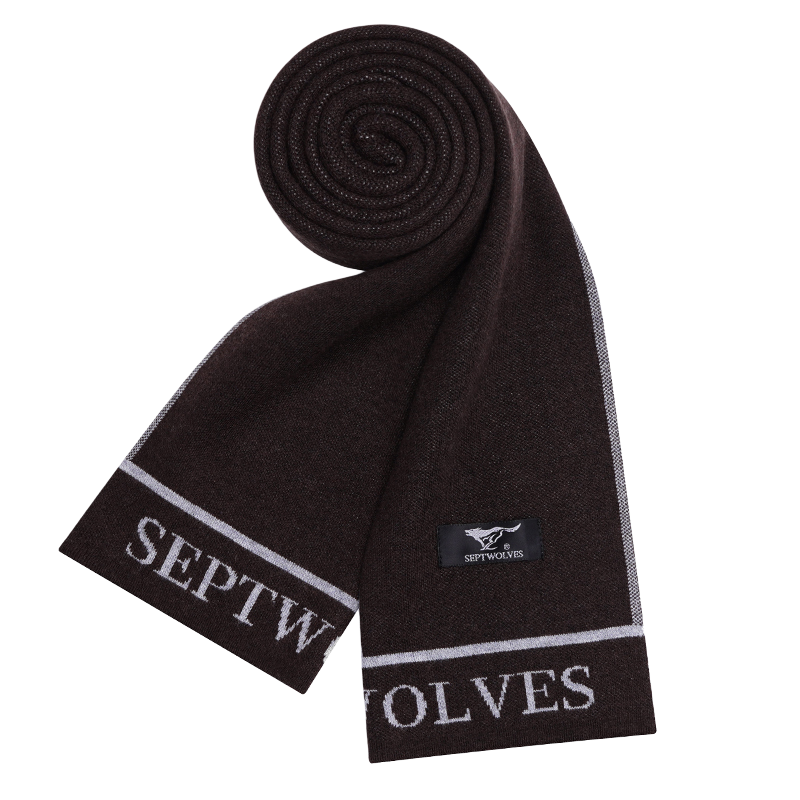 SEPTWOLVES SEPTWOLVES Polyester Knit Scarves Unisex