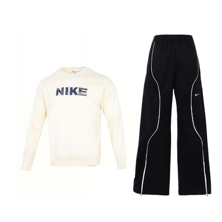 Nike Nike Sweatshirt Set Unisex Milk White
