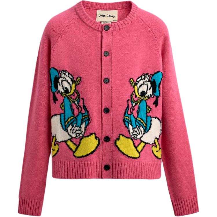 Zara round-neck long-sleeve sweater