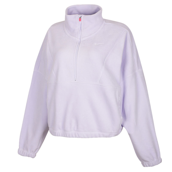 Nike Nike Sweatshirts Women's Purple Stand Collar Moderate Regular