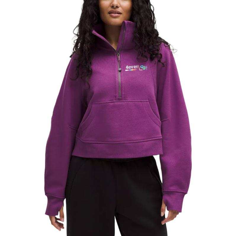 Lululemon Sweatshirts Women's Dark Mystic Stand Collar Moderate