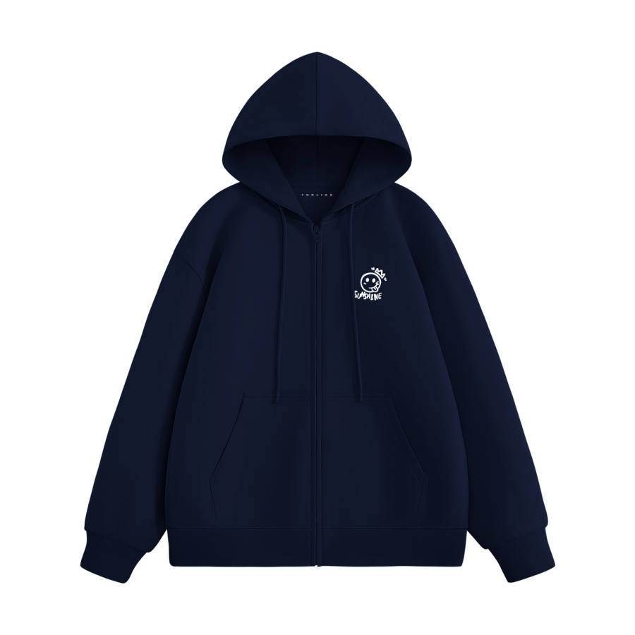 Tonlion Sweatshirts Women's Hooded Moderate Cardigan