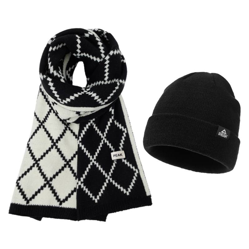 PEAK PEAK 45% Acrylic Knit Scarves Unisex