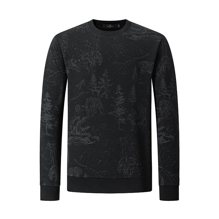 SEPTWOLVES SEPTWOLVES Sweatshirts Men's Crew Neck Moderate Regular
