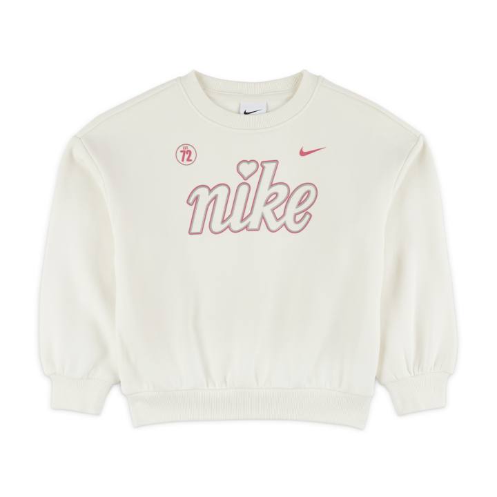 Nike Nike Sweatshirt Soft And Comfortable Fleece Lined Breathable Crew Neck Long Sleeved Kids'