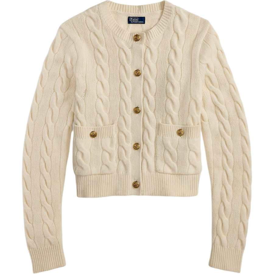 Polo Ralph Lauren cable-knit button-down cardigan