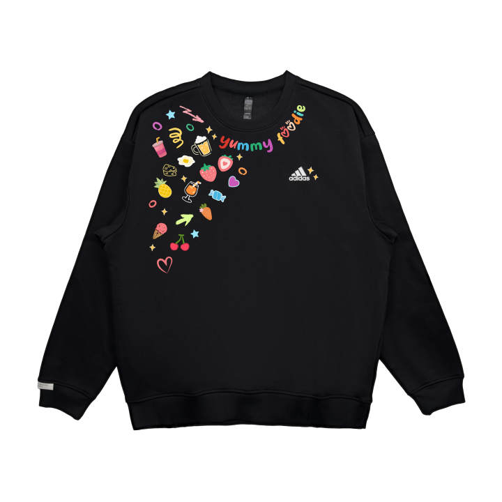 Adidas Adidas LABEL Sweatshirts Unisex Black Crew Neck Thickened Regular