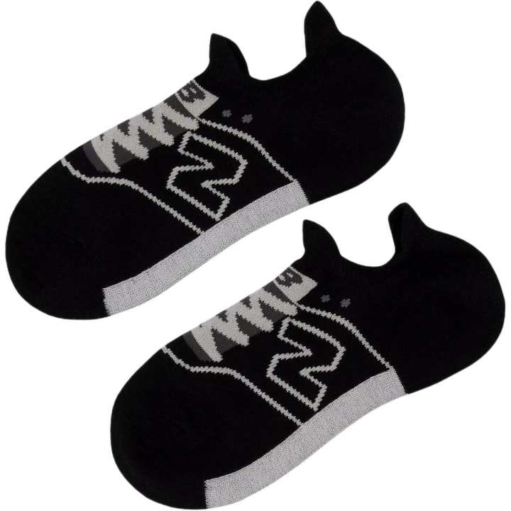 New Balance New Balance Ankle Socks Unisex 1 Set 2 Pack Black