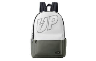 TURN UP Nylon Backpack Unisex White