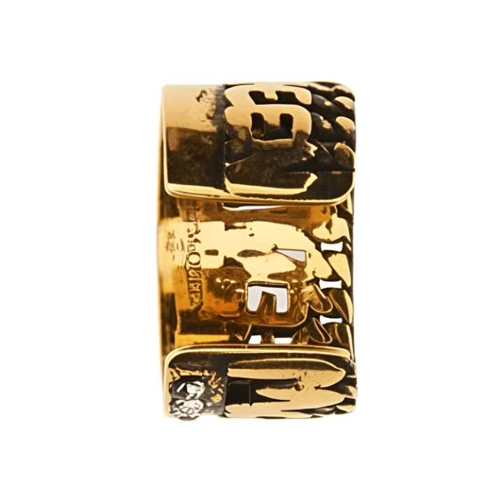 Alexander McQueen Alexander McQueen Metal Earrings Women's Gold