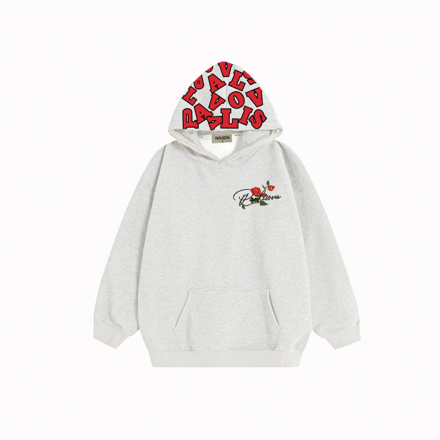 PAVLISOVA Sweatshirts Unisex Hooded Moderate Regular