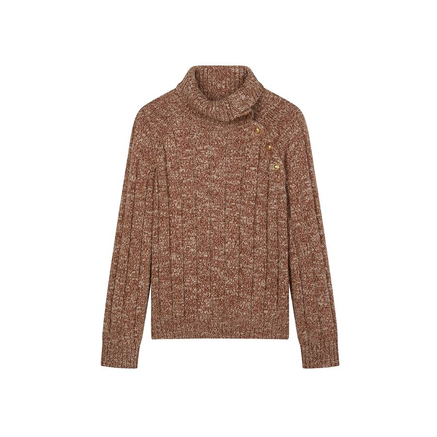 Teenie Weenie Sweaters Women's Lapel Moderate Base Layer