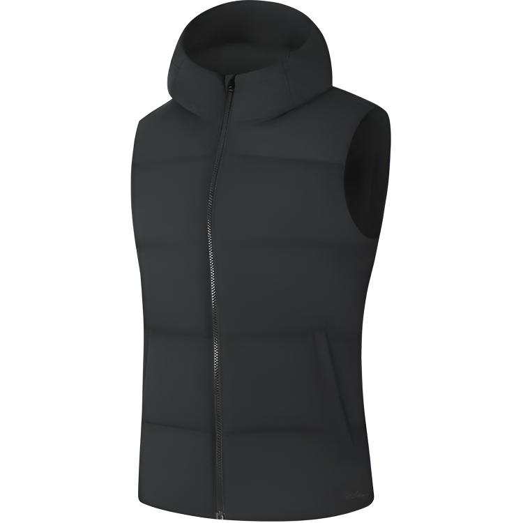 361° Down Vests Women's Super Black Hooded Moderate Other