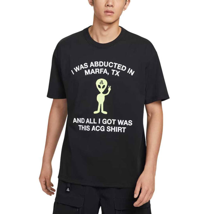 Nike Nike ACG T Shirts Men's Black Crew Neck