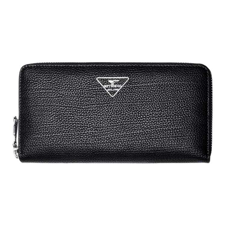 SEPTWOLVES SEPTWOLVES Cow Leather Clutch Regular Men's Black