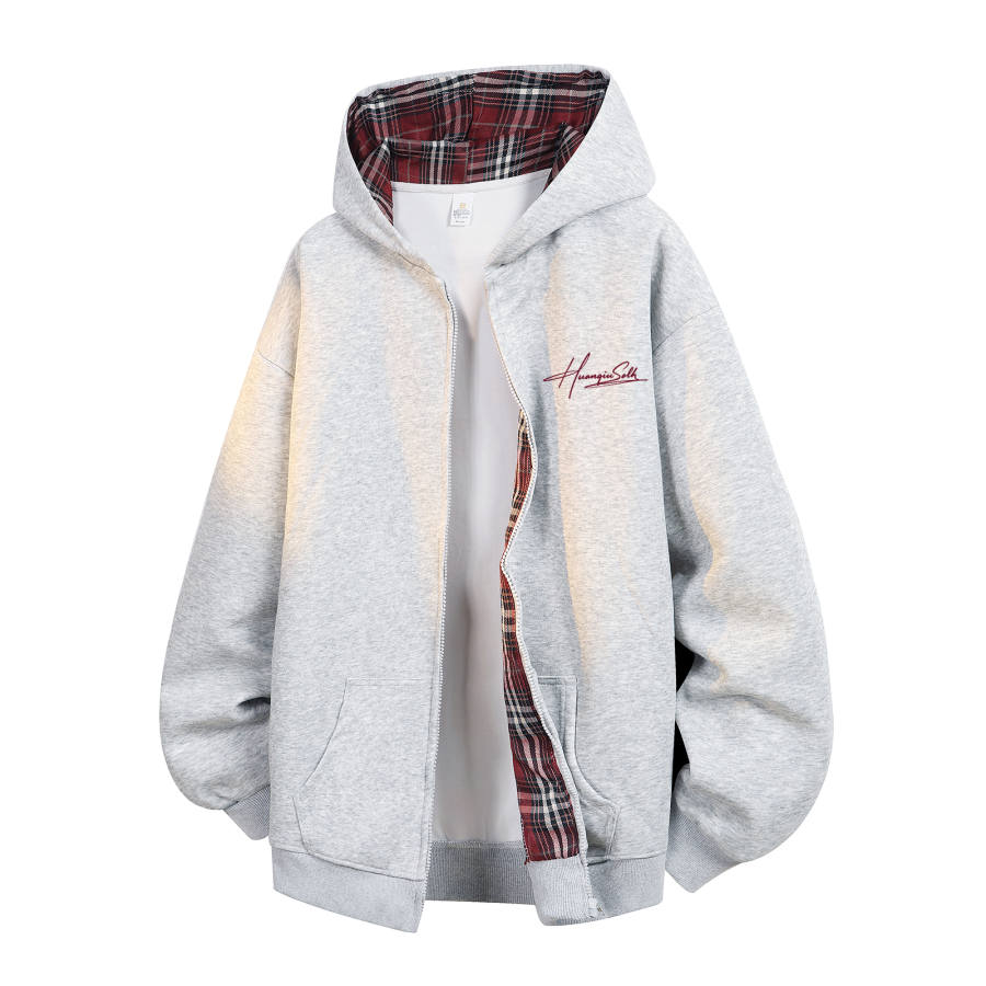 HUANQIU Sweatshirts Unisex Hooded Non Detachable Moderate