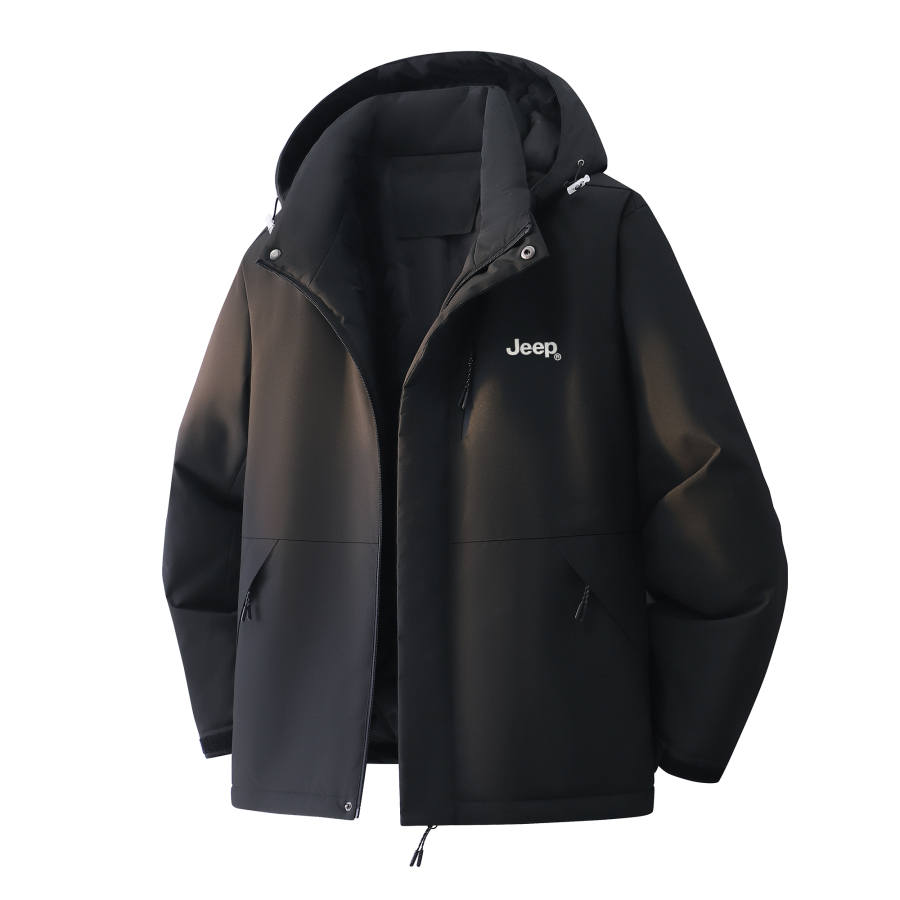Jeep Jeep Puffer Jackets Unisex Hooded Thickened Puffer Jacket