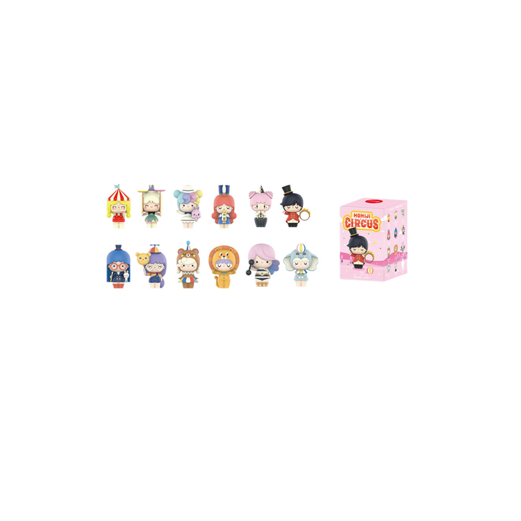 POP MART MOMIJI Whisper Doll, Circus Collection Mystery Boxes Single Mystery Box/Whole Box 12 Pcs